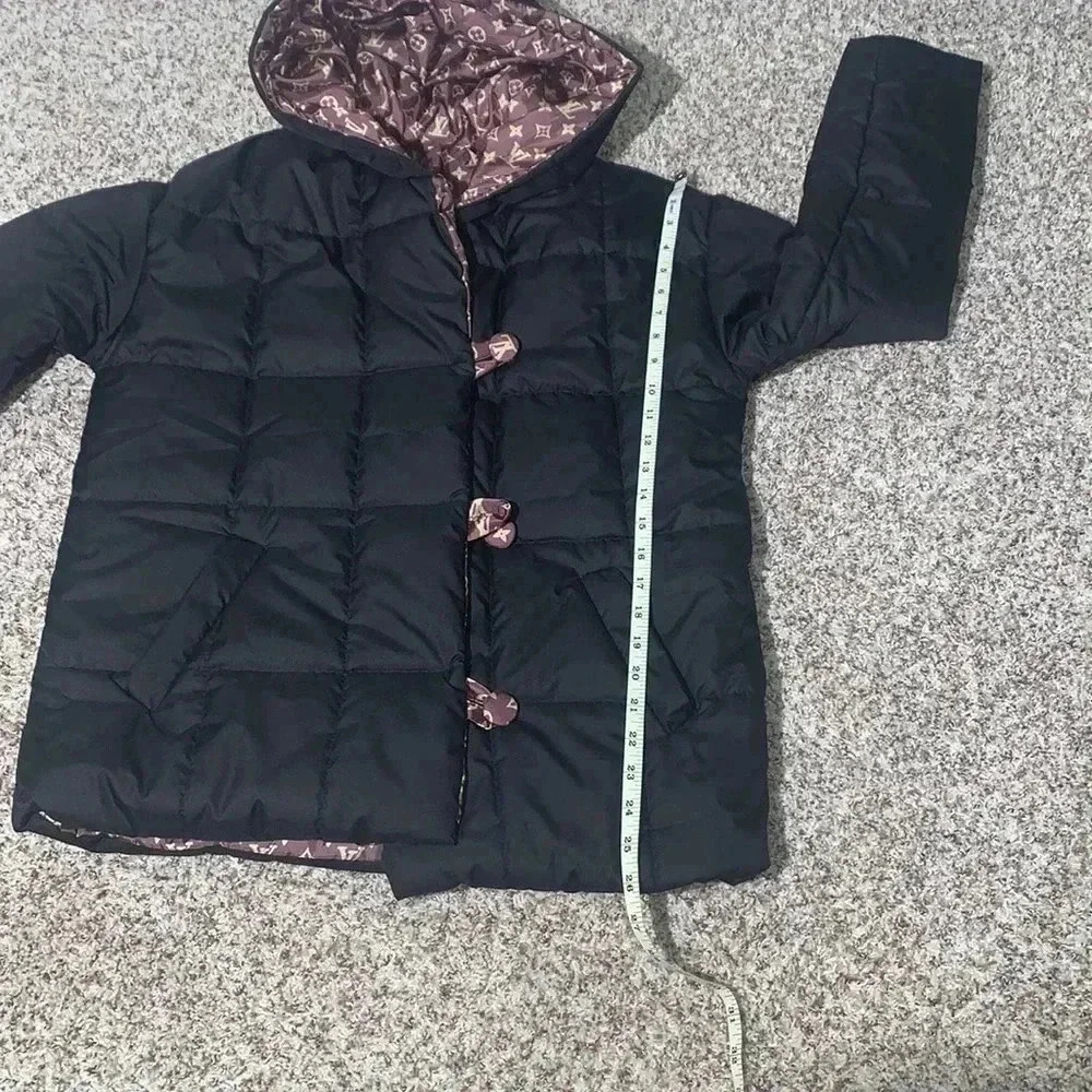 Long-sleeved Black Pillow Puffer Jacket size M/L - Picture 8 of 8